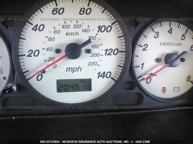 JM1BJ225510423961 - 2001 MAZDA PROTEGE LX/ES შავი ფოტო 7