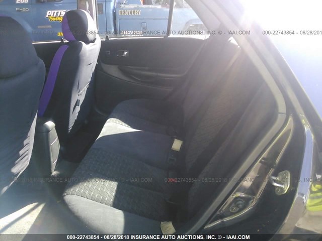 JM1BJ225510423961 - 2001 MAZDA PROTEGE LX/ES შავი ფოტო 8