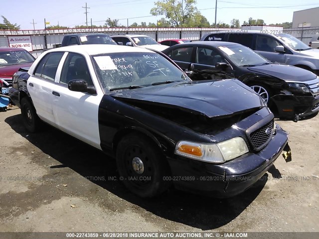 2FAHP71V09X142984 - 2009 FORD CROWN VICTORIA POLICE INTERCEPTOR BLACK photo 1