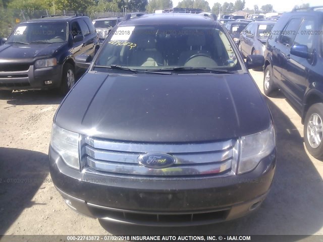 1FMDK05WX8GA17895 - 2008 FORD TAURUS X SEL GRAY photo 6