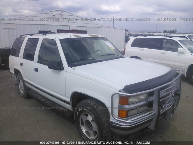 1GNEK13R0TJ359693 - 1996 CHEVROLET TAHOE K1500 WHITE photo 6