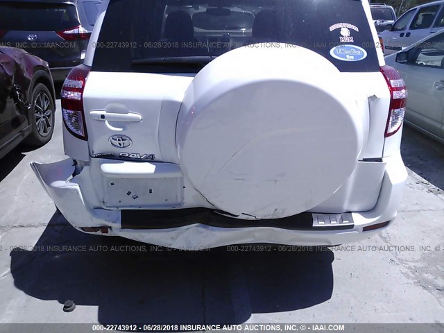 2T3YK4DV6AW008367 - 2010 TOYOTA RAV4 LIMITED أبيض صورة 6