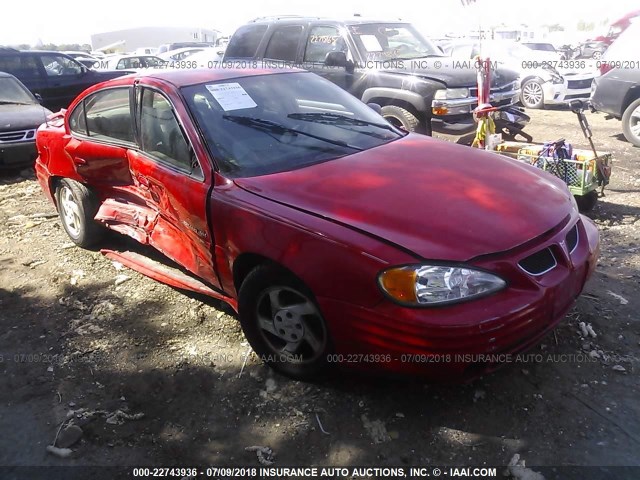 1G2NF52E9YC534414 - 2000 PONTIAC GRAND AM SE1 RED photo 1