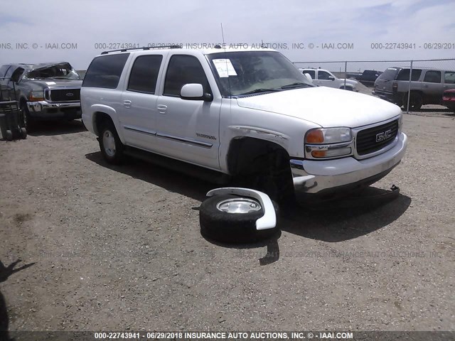 3GKEC16Z15G237192 - 2005 GMC YUKON XL C1500 WHITE photo 1