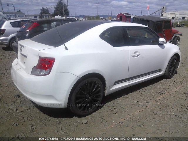JTKJF5C73D3052826 - 2013 TOYOTA SCION TC 白色 照片 4