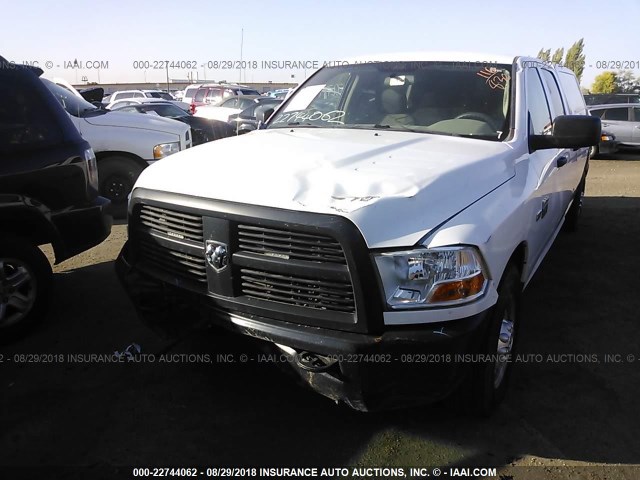 3C6TD4HT2CG207696 - 2012 DODGE RAM 2500 ST WHITE photo 6