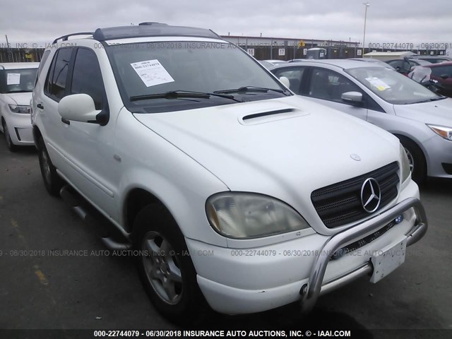 4JGAB54E2XA081455 - 1999 MERCEDES-BENZ ML 320 WHITE photo 1