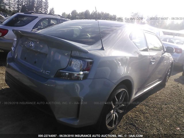 JTKJF5C7XGJ020794 - 2016 TOYOTA SCION TC 灰色 照片 4