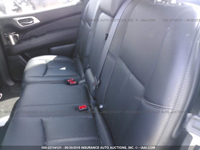 5N1AR2MN9FC675005 - 2015 NISSAN PATHFINDER S/SV/SL/PLATINUM Dark Blue photo 8