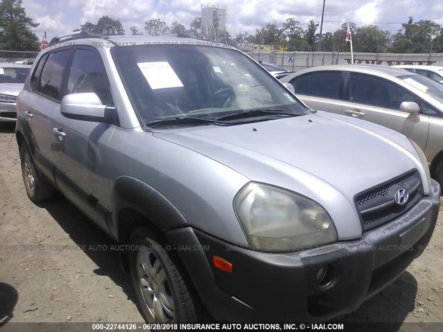 KM8JN12D87U592645 - 2007 HYUNDAI TUCSON SE/LIMITED SILVER photo 1