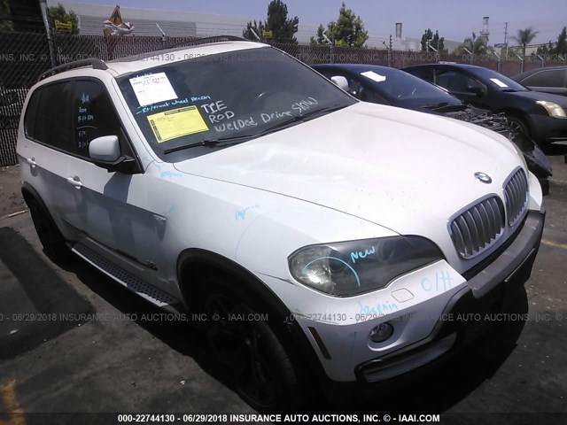 5UXFE83508L162382 - 2008 BMW X5 4.8I WHITE photo 1