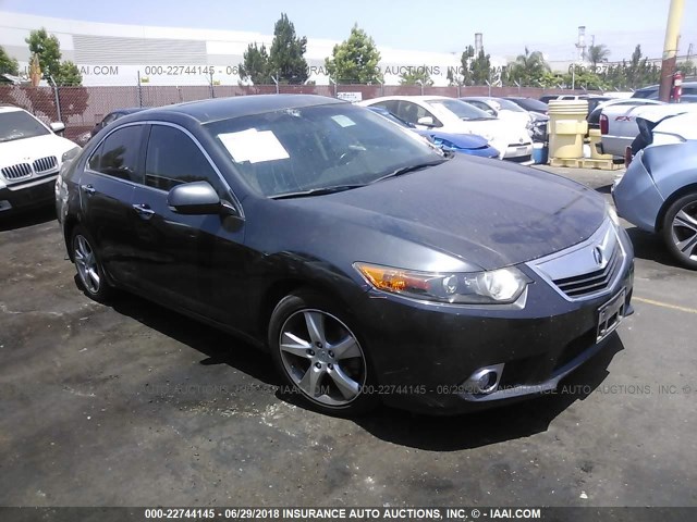 JH4CU2F69CC017681 - 2012 ACURA TSX TECH GRAY photo 1