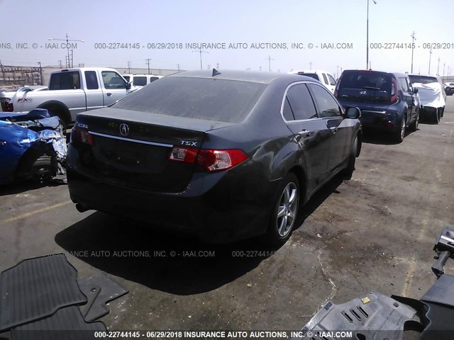 JH4CU2F69CC017681 - 2012 ACURA TSX TECH GRAY photo 4