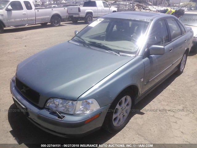 YV1VS29522F866254 - 2002 VOLVO S40 1.9T Light Blue photo 2