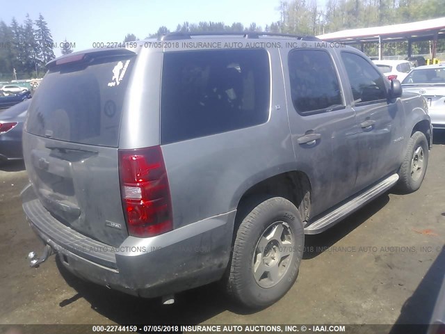 1GNFK13039R196036 - 2009 CHEVROLET TAHOE K1500 LS GRAY photo 4