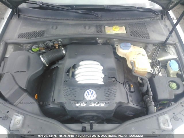 WVWRH63B53P254671 - 2003 VOLKSWAGEN PASSAT GLX 灰色 照片 10