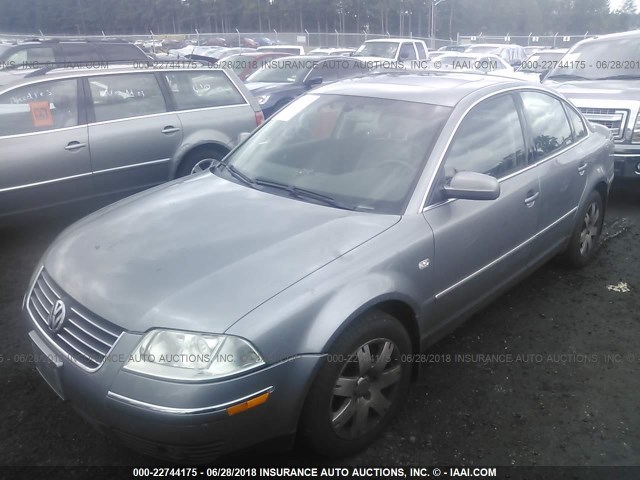 WVWRH63B53P254671 - 2003 VOLKSWAGEN PASSAT GLX 灰色 照片 2
