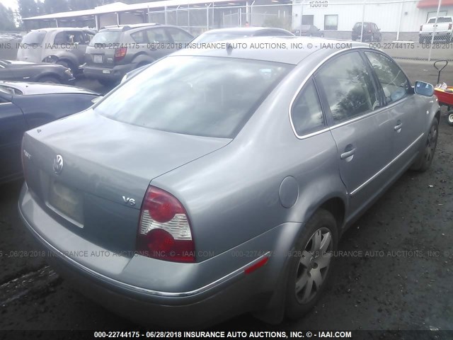 WVWRH63B53P254671 - 2003 VOLKSWAGEN PASSAT GLX 灰色 照片 4