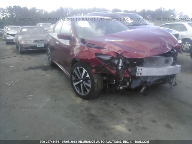 1N4AL3AP0GC176988 - 2016 NISSAN ALTIMA 2.5/S/SV/SL/SR BURGUNDY photo 1