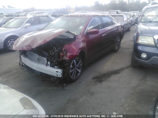 1N4AL3AP0GC176988 - 2016 NISSAN ALTIMA 2.5/S/SV/SL/SR BURGUNDY photo 2