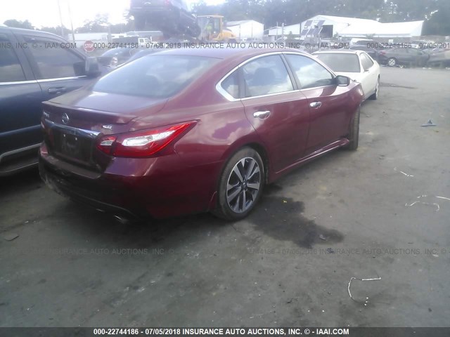 1N4AL3AP0GC176988 - 2016 NISSAN ALTIMA 2.5/S/SV/SL/SR BURGUNDY photo 4