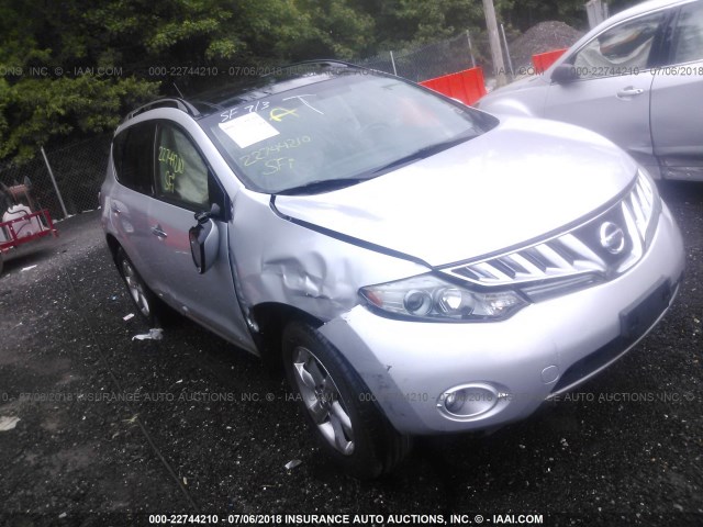 JN8AZ1MW0AW136579 - 2010 NISSAN MURANO S/SL/LE GRAY photo 1