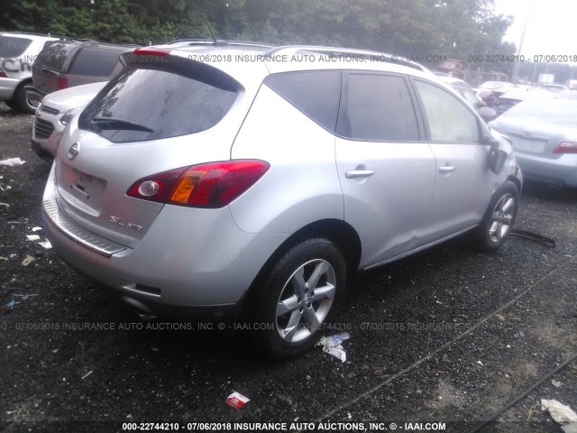 JN8AZ1MW0AW136579 - 2010 NISSAN MURANO S/SL/LE GRAY photo 4