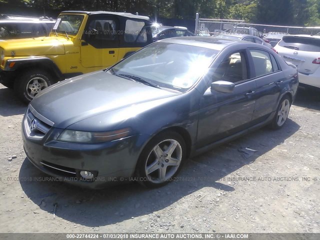 19UUA66236A014974 - 2006 ACURA 3.2TL GRAY photo 2