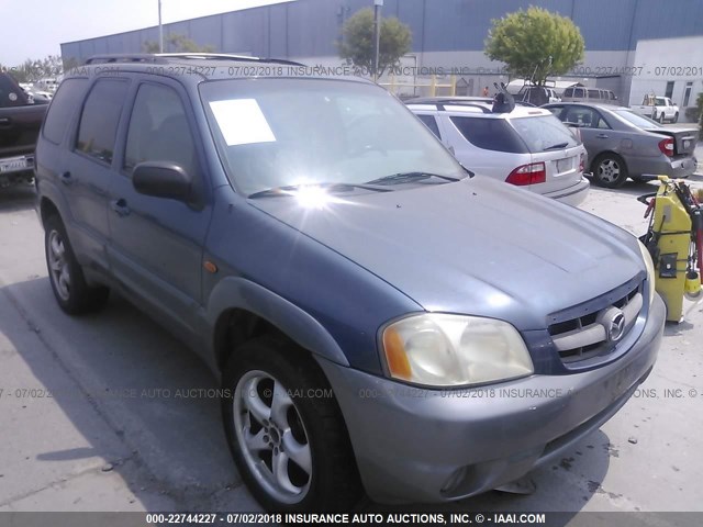 4F2CU08171KM37191 - 2001 MAZDA TRIBUTE LX/ES BLUE photo 1