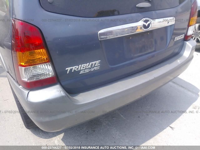 4F2CU08171KM37191 - 2001 MAZDA TRIBUTE LX/ES 蓝色 照片 6