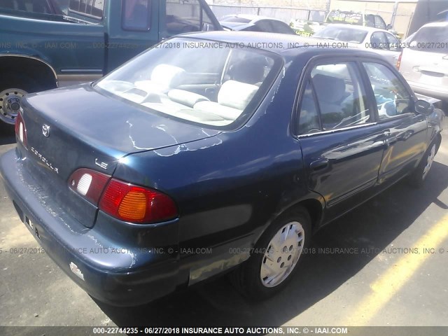 2T1BR18E3WC031214 - 1998 TOYOTA COROLLA VE/CE/LE 蓝色 照片 4