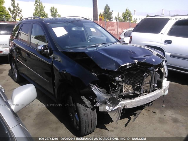 4JGBB86E79A479847 - 2009 MERCEDES-BENZ ML 350 BLACK photo 1