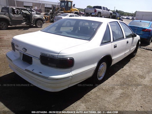 1G1BL53E5PR105586 - 1993 CHEVROLET CAPRICE CLASSIC WHITE photo 4