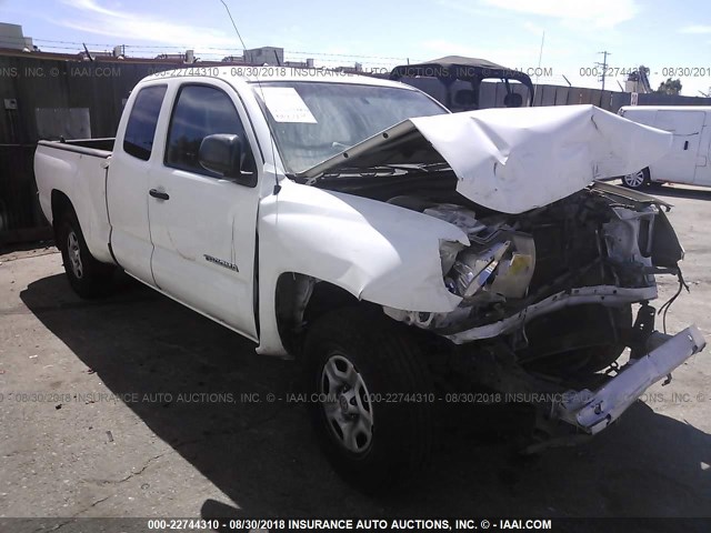5TETX4CN2AZ699902 - 2010 TOYOTA TACOMA ACCESS CAB Weiß Foto 1