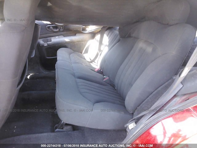 1GNDT13X03K120551 - 2003 CHEVROLET BLAZER RED photo 8