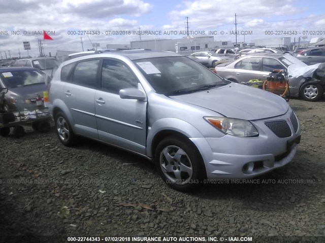 5Y2SM63805Z445522 - 2005 PONTIAC VIBE SILVER photo 1