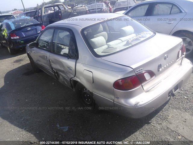2T1BR18E5XC112393 - 1999 TOYOTA COROLLA VE/CE/LE 银色 照片 3