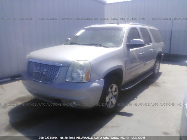 1GKFK66807J240257 - 2007 GMC YUKON XL DENALI SILVER photo 2