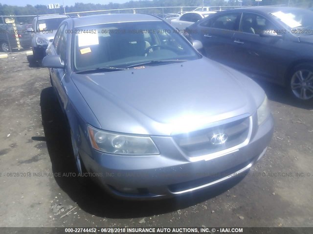 5NPEU46F26H112078 - 2006 HYUNDAI SONATA GLS/LX SILVER photo 6