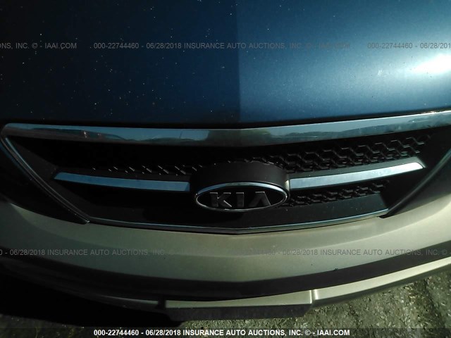 KNDJC733065550515 - 2006 KIA SORENTO EX/LX BLUE photo 10