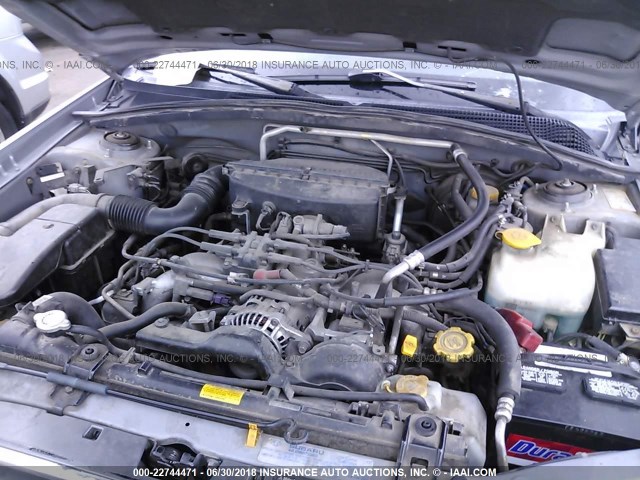 JF1SG656X4H740446 - 2004 SUBARU FORESTER 2.5XS Gümüş foto 10