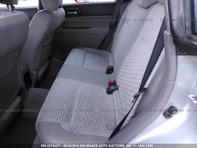 JF1SG656X4H740446 - 2004 SUBARU FORESTER 2.5XS Gümüş foto 8