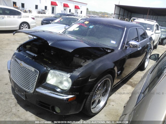 2C3KA63H96H318900 - 2006 CHRYSLER 300C BLACK photo 2