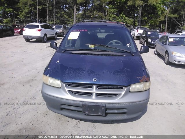 2B4FP25B3YR896451 - 2000 DODGE CARAVAN BLUE photo 6