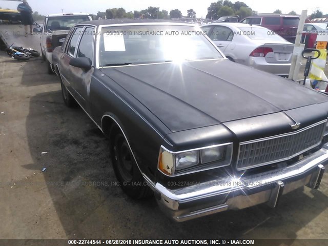 1G1BN69HXGY104103 - 1986 CHEVROLET CAPRICE CLASSIC BLACK photo 1