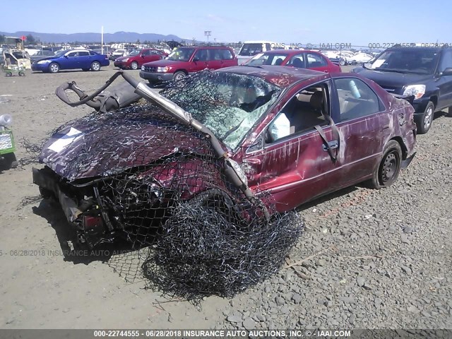 4T1BF28K2YU091345 - 2000 TOYOTA CAMRY LE/XLE 红色 照片 2