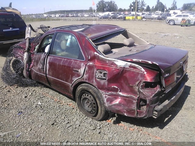 4T1BF28K2YU091345 - 2000 TOYOTA CAMRY LE/XLE 红色 照片 3