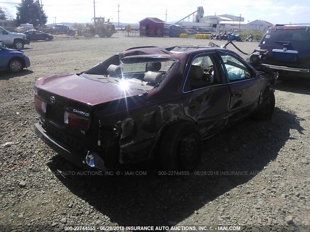 4T1BF28K2YU091345 - 2000 TOYOTA CAMRY LE/XLE 红色 照片 4