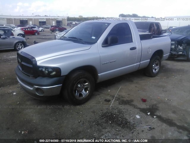 1D7HA16KX5J640450 - 2005 DODGE RAM 1500 ST SILVER photo 2