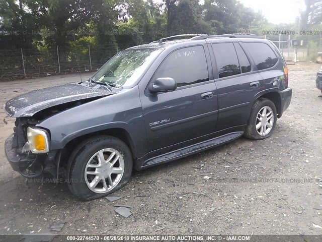 1GKET63M872306803 - 2007 GMC ENVOY DENALI GRAY photo 2